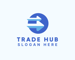 Logistics Trade Arrow  logo