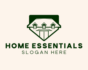 Home Roofing Maintenance logo design