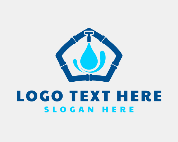 Drop logo example 3