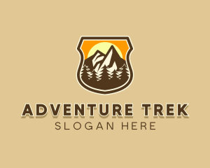 Mountain Outdoor Adventure logo design