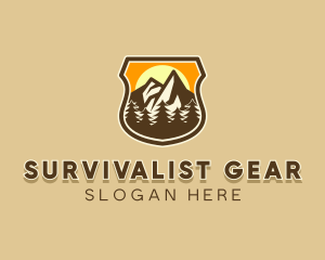 Mountain Outdoor Adventure logo design