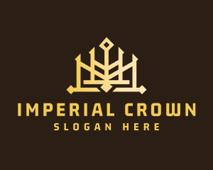 Golden Crown Monarch logo design