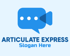 Video Camera Chat  logo design