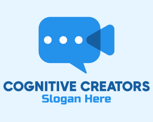 Video Camera Chat  logo design