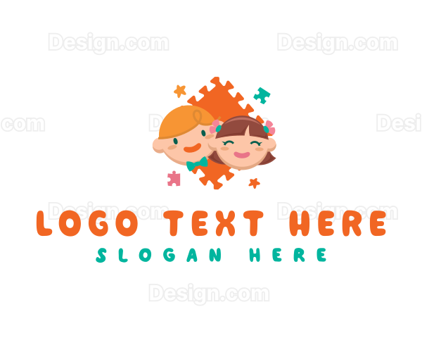 Children Puzzle Toy Logo