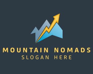 Thunder Arrow Mountain logo design