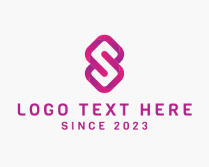 Digital Cyber Tech Letter S logo