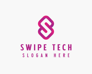 Digital Cyber Tech Letter S logo design