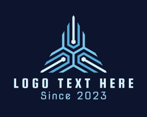 Triangle Circuit Technology logo design