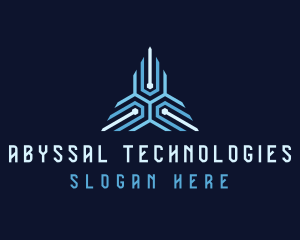 Triangle Circuit Technology logo design