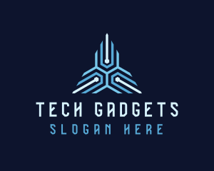 Triangle Circuit Technology logo design