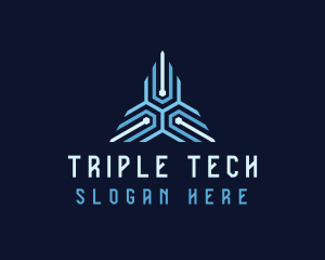 Triangle Circuit Technology logo design