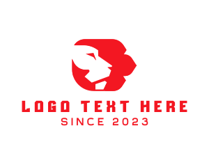 Lion Head Animal logo