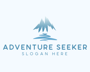 Mountain Trek Hiking logo design