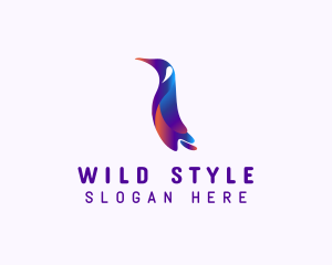 Wild Penguin Zoo logo design