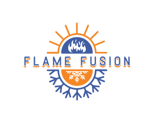 Hot Cold Thermal logo design