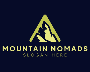 Triangle Mountain Peak logo design