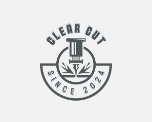 Industrial Laser CNC logo design