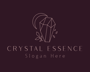 Upscale Crystal Moon logo design