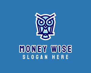 Wise Bird Owl logo design