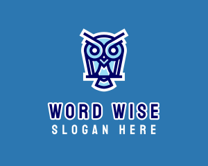 Wise Bird Owl logo design