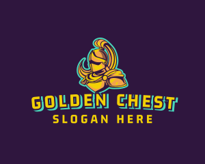 Golden Knight Esport logo design