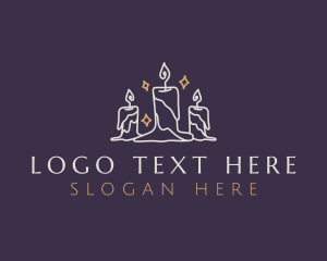 Elegant Light Candle logo