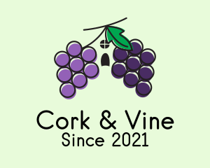 Grape Farm House  logo design