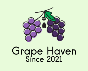 Grape Farm House  logo design