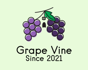 Grape Farm House  logo design