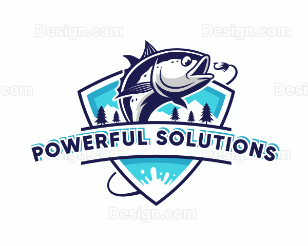 Restaurant Fishing Tuna Logo