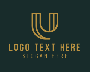 Modern - Modern Advisory Letter U logo design