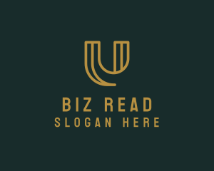 Business Firm Letter U logo design