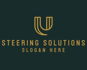 Business Consultancy Firm Letter U logo design