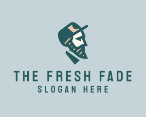 Hipster Fashion Man logo design