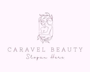 Beauty Wellness Woman  logo design