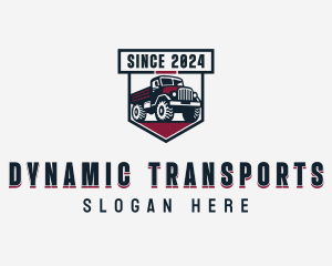 Truck Transportation Vehicle logo design