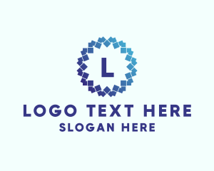 Twitter - Geometric Star Company logo design