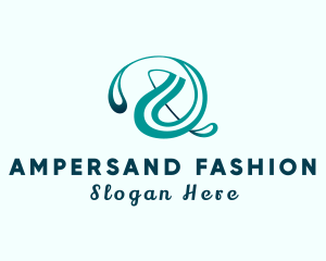 Creative Ampersand Calligraphy logo