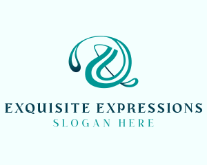 Creative Ampersand Calligraphy logo