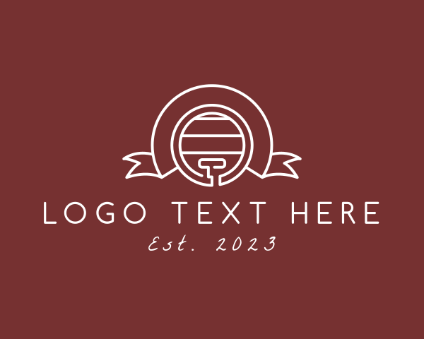 Wine Barrel Banner logo