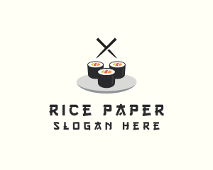 Japanese Sushi Restaurant logo design