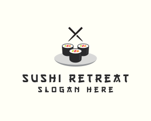 Japanese Sushi Restaurant logo design