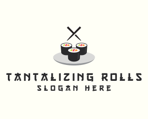 Japanese Sushi Restaurant logo design