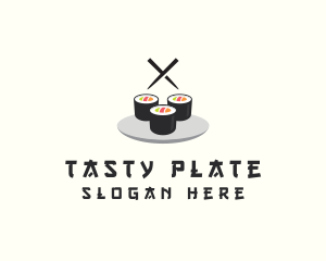 Japanese Sushi Restaurant logo design