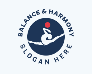 Ball Gymnastics Sport logo design