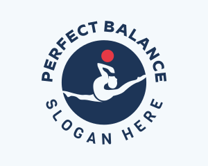 Ball Gymnastics Sport logo design