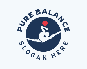 Ball Gymnastics Sport logo design