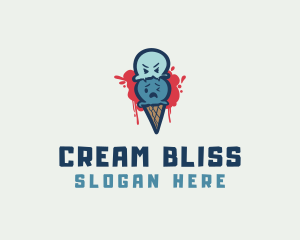 Ice Cream Scoop logo design