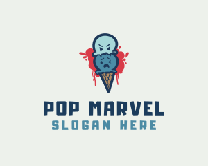 Ice Cream Scoop logo design